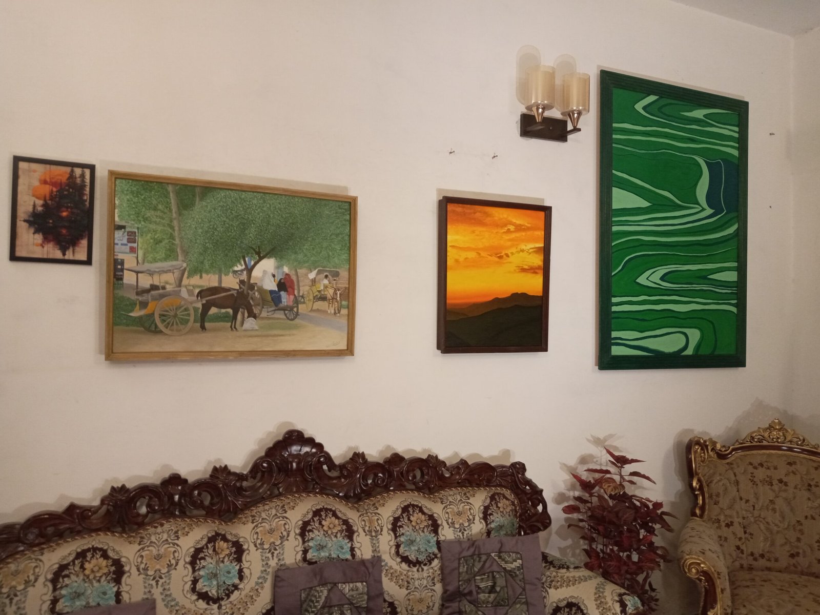 'Traces' oil painting - Image 2