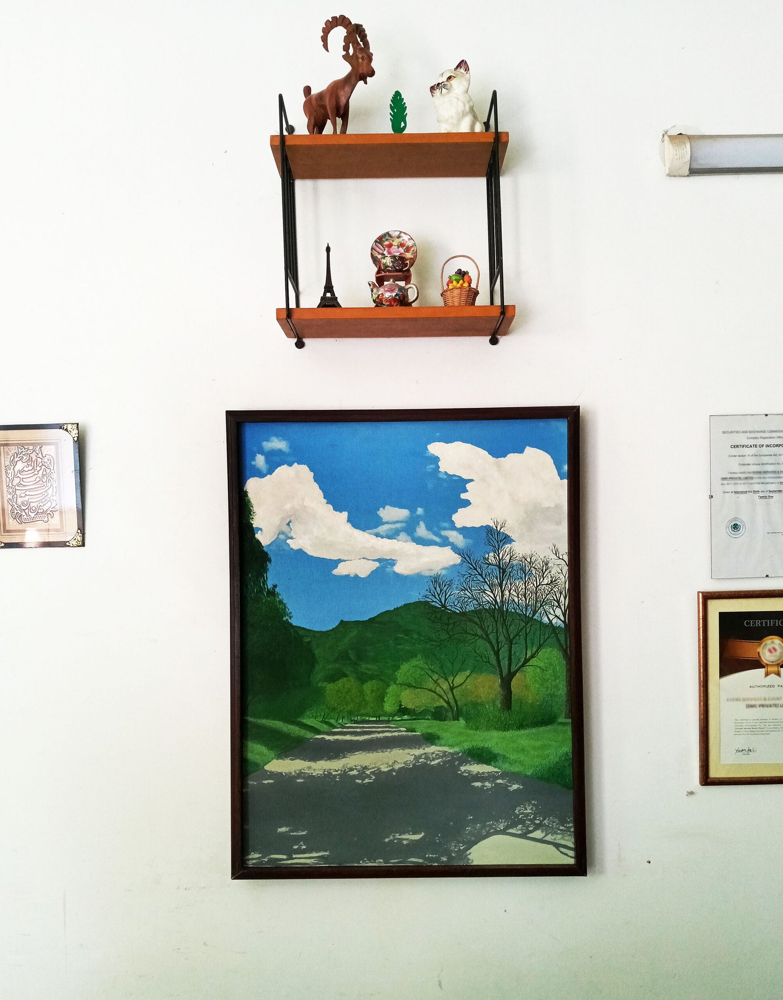 'Jacaranda at Atta Turk Avenue' Oil Painting. - Image 5