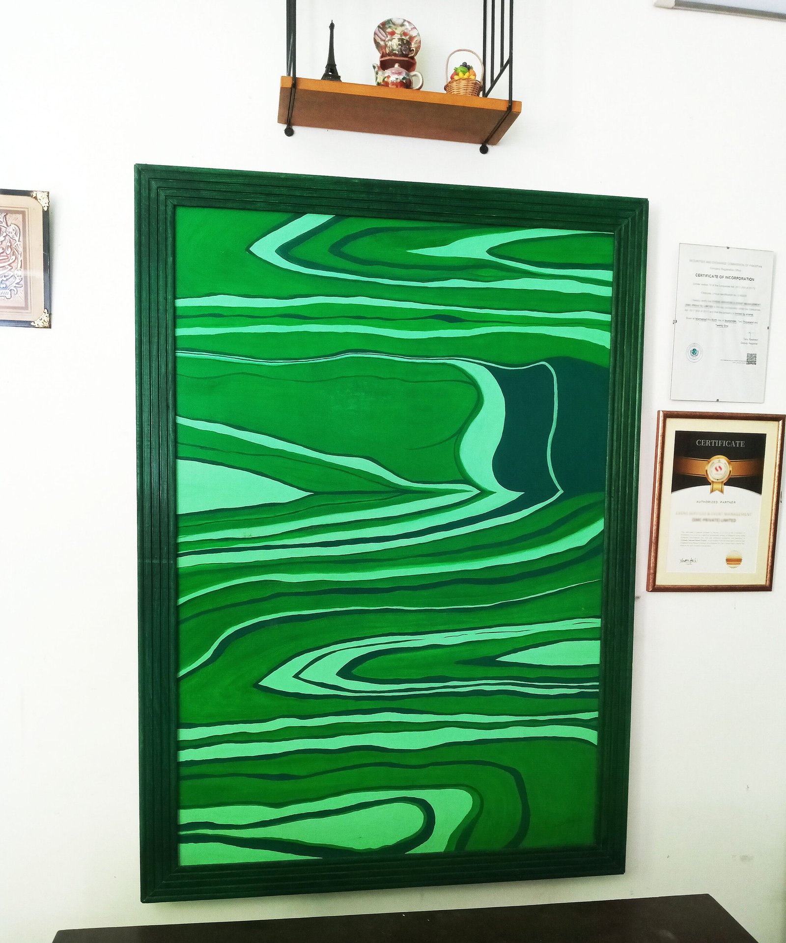 'Traces' oil painting - Image 5